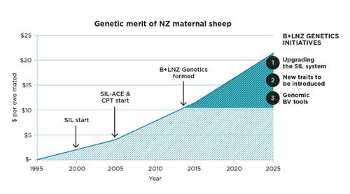 Genetic Merit of NZ Maternal Sheep